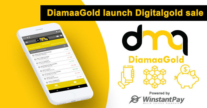 DiamaaGold launch Digitalgold sale